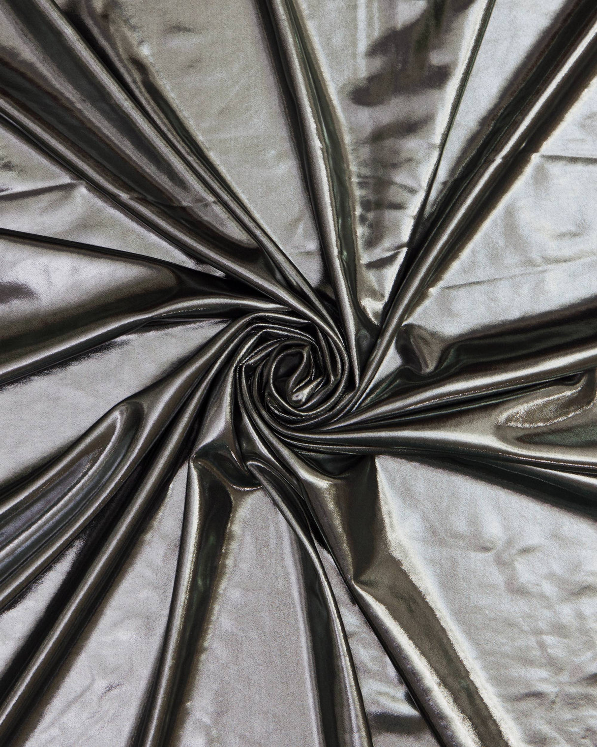 Shiny Foiled Spandex Silver