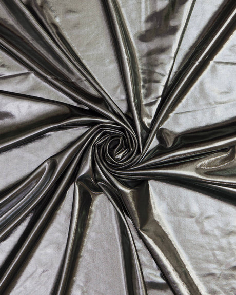 Shiny Foiled Spandex Silver