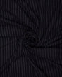 Black Pinstripe Linen Blend