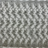 Beaded 3D Floral Lace Fabric 52" Wide