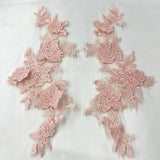 3D Floral Lace Applique Mesh