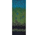 Cotton Voile 0H017 Cotton Voile Fabric - Navy/Turquoise Double Border, 44/45" Width (1 Yard)