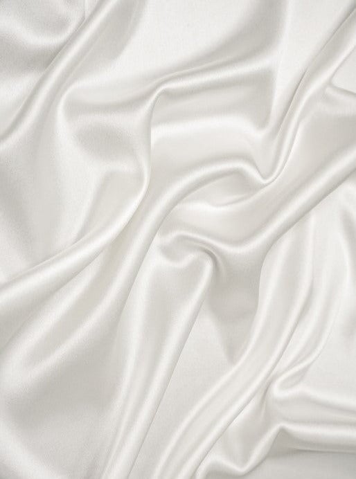 Ivory Stretch Crepe Back Satin