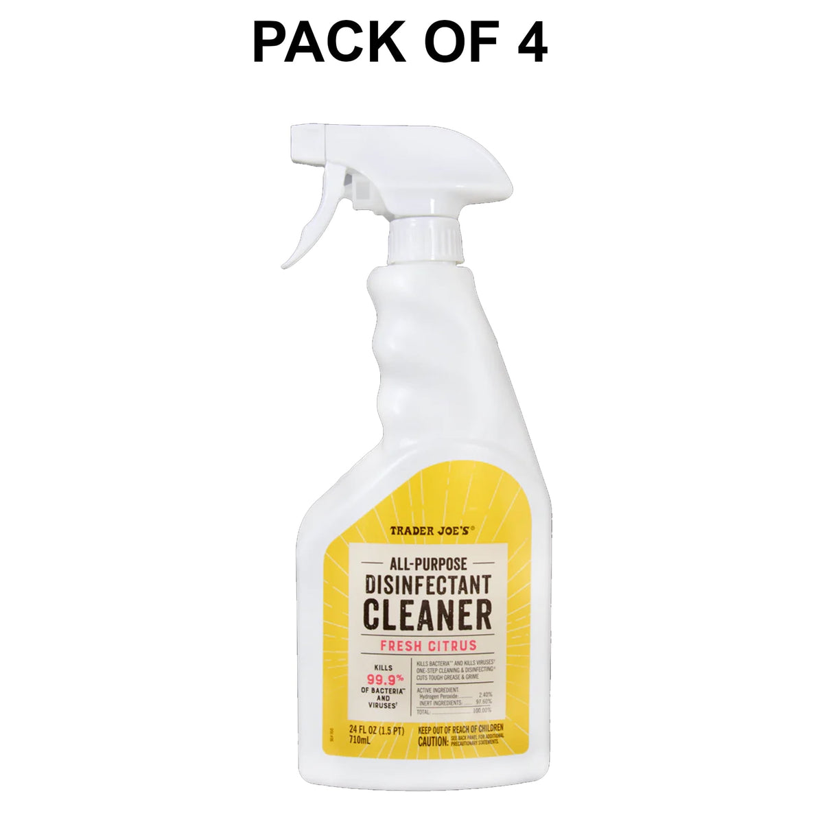 Trader Joe’s All Purpose Disinfectant Cleaner | 24 Fl Oz