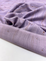 Wool Woven Striped Purple