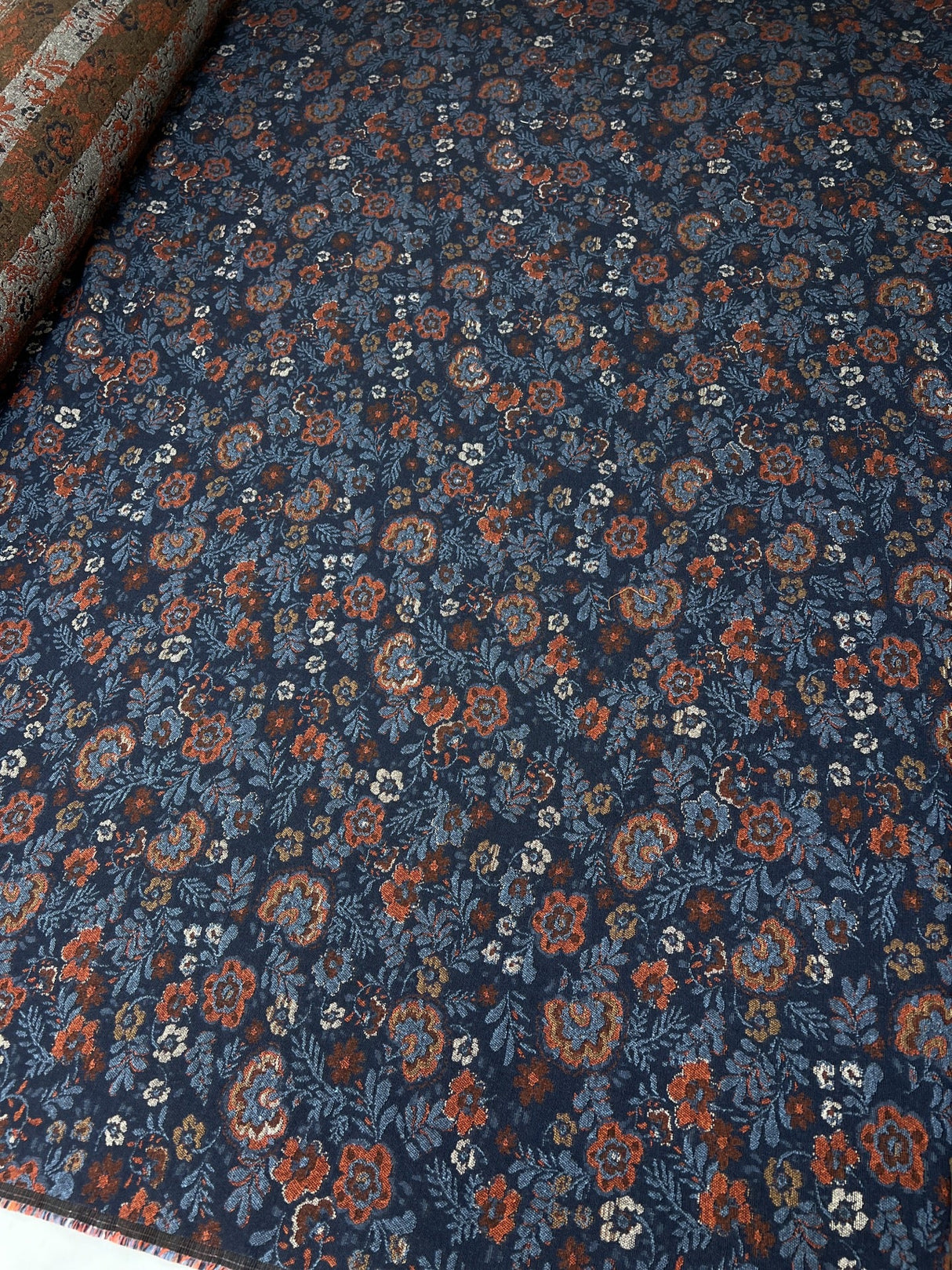 Cotton Jacquard Floral Fabric