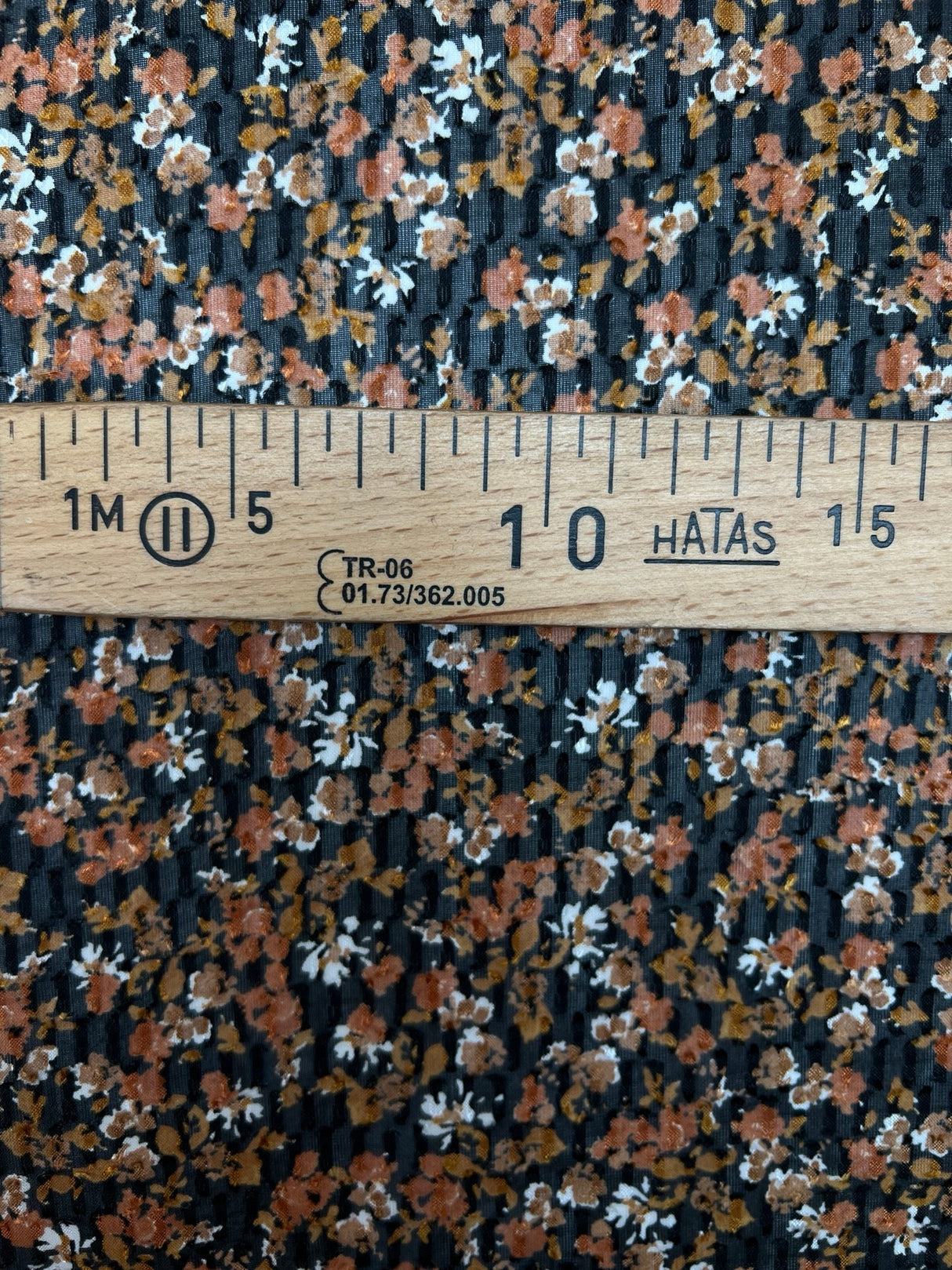 Polyester Fil Coupé Floral Multicolour