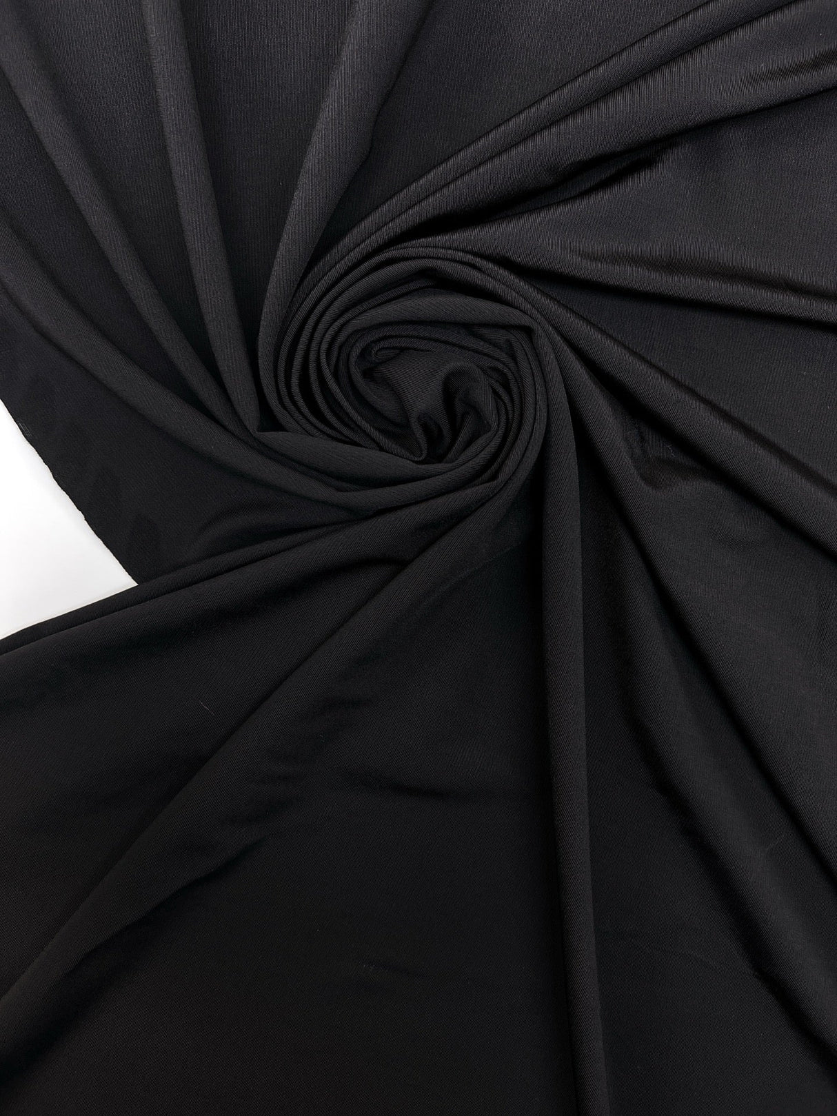Viscose Knitted Fabric Black Stretch