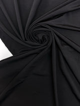 Viscose Knitted Fabric Black Stretch