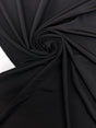 Viscose Knitted Fabric Black Stretch