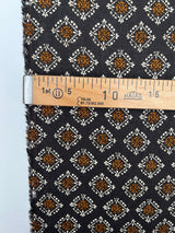 Viscose Woven Geometric Brown Black