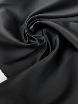 Black Polyamide Twill Suit Fabric