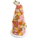 Daisy White Flower Assortment Gum Paste Toppers - 4 per order