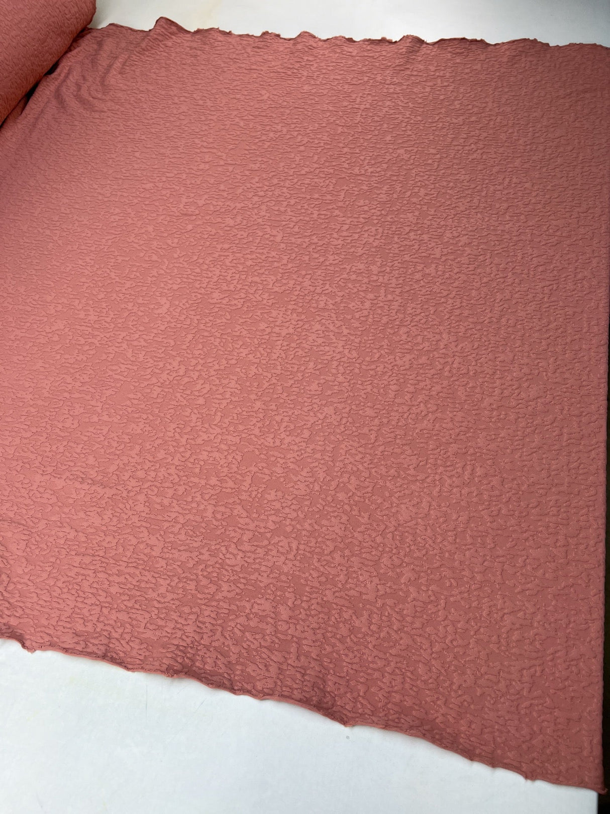 Pink Polyamide Elastane Knitted Fabric