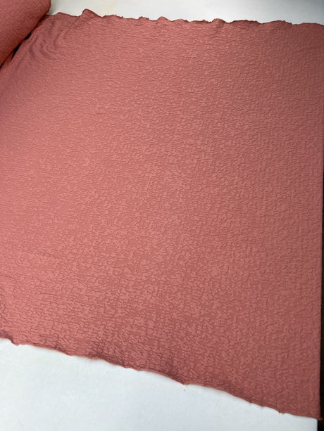 Pink Polyamide Elastane Knitted Fabric