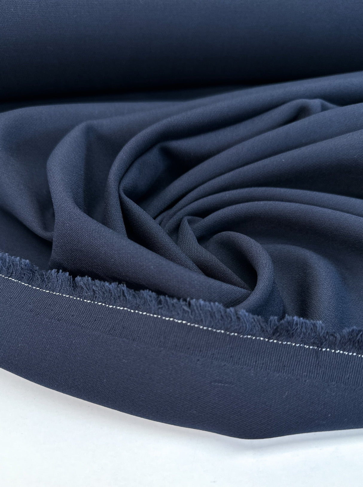 Blue Polyamide Cotton Elastane Knit