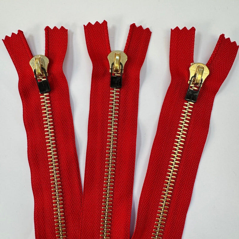 Metal Sewing Notions Red Golden