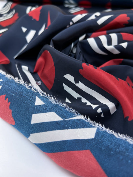 Polyester Jacket Fabric Printed Graphic