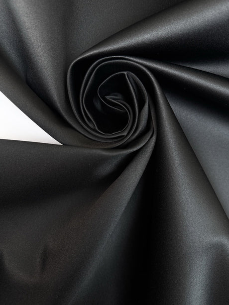 Black Polyester Sateen