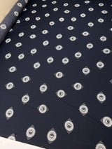 Viscose Staple Fabric Black White