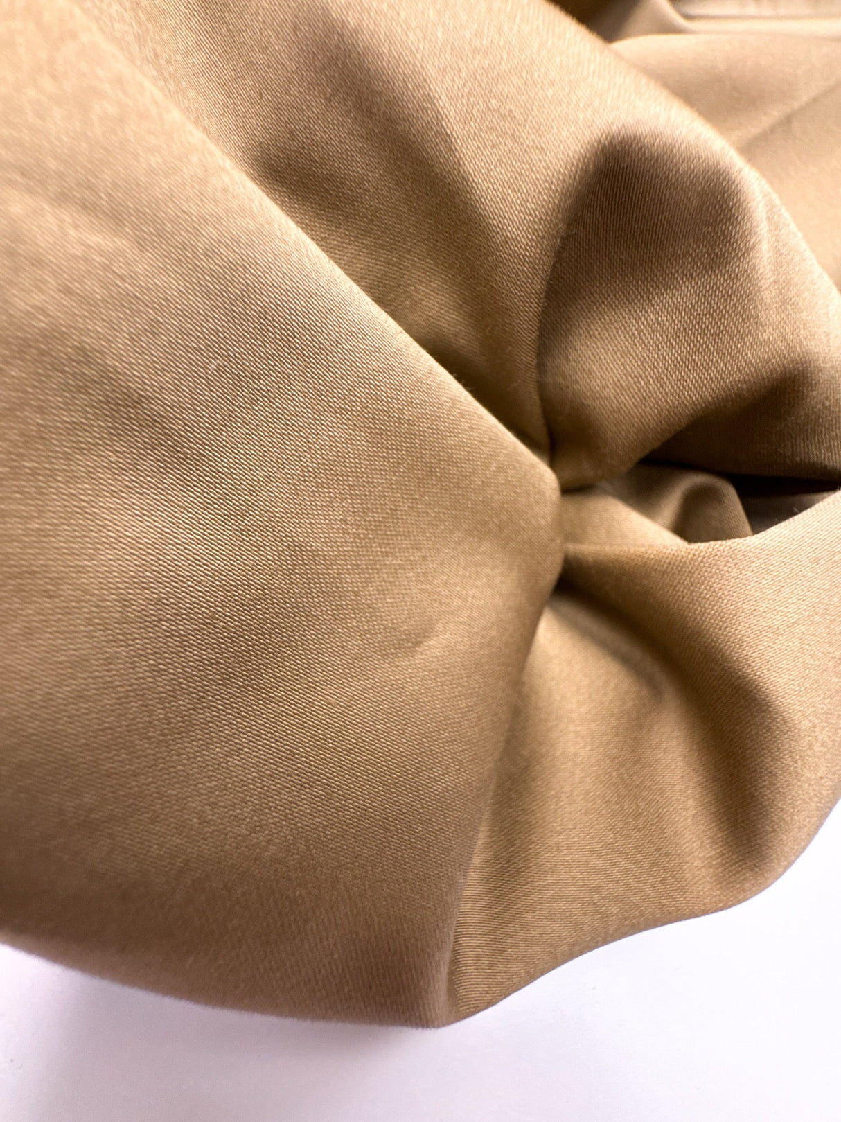 Cotton Viscose Fabric Brown Beige Stretch
