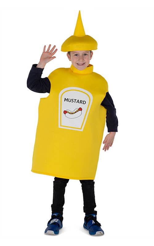 Kids Yellow Mustard Costume