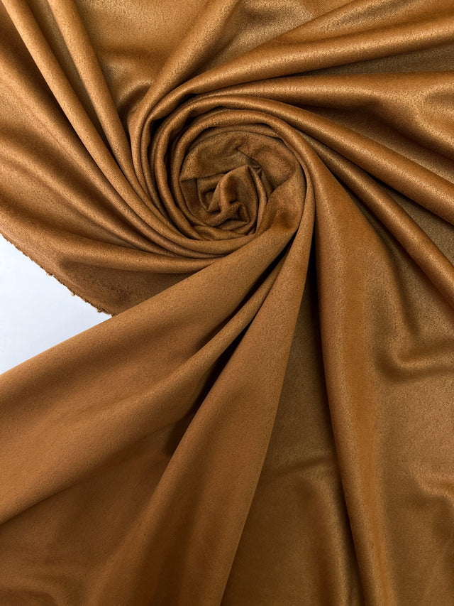 Polyamide Velour Knit Brown-Orange
