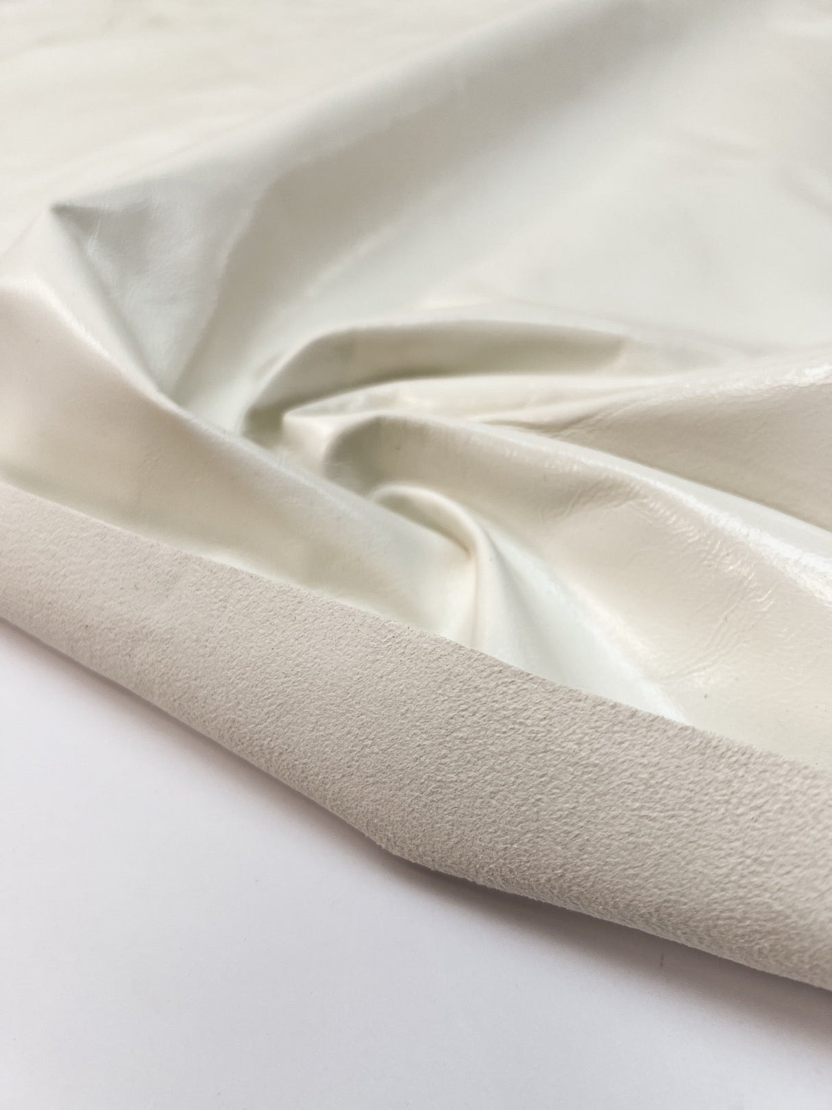 Stretch Leather White Shades