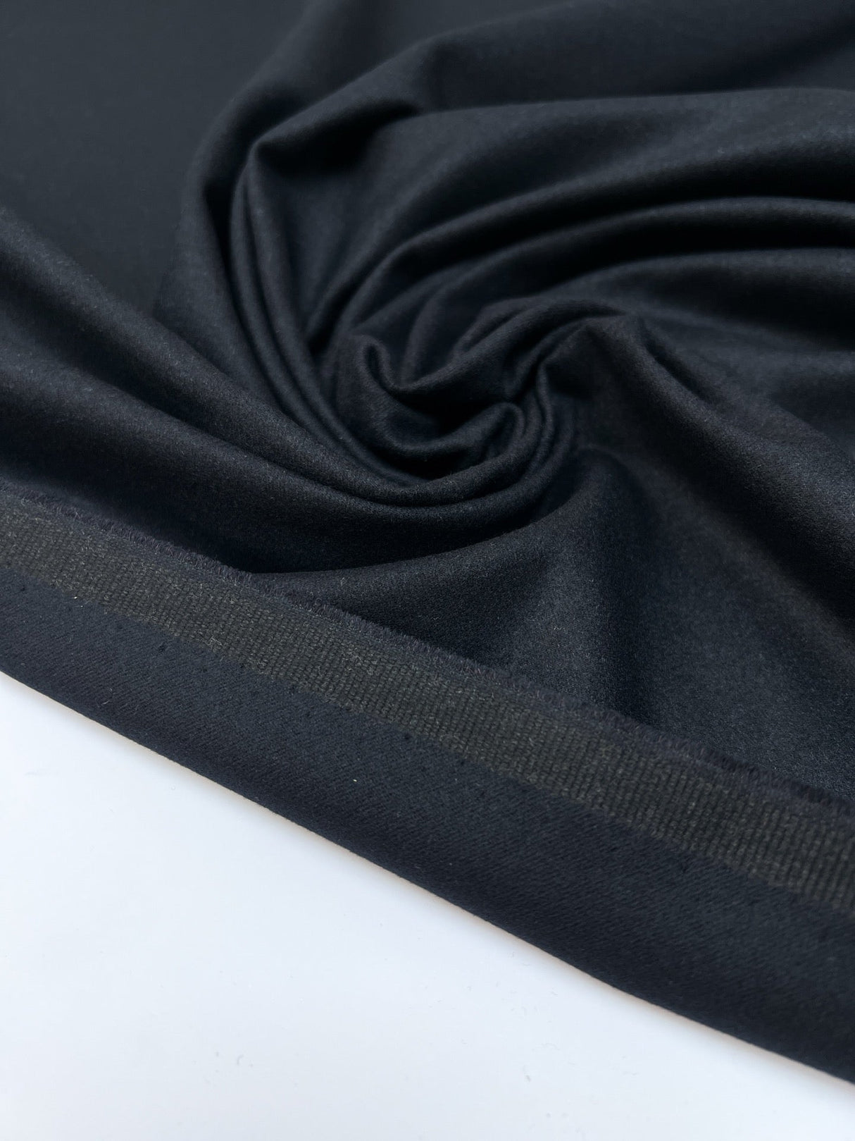 Polyester Viscose Twill Blue Black