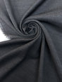 Italian Wool Fabric Gray Black