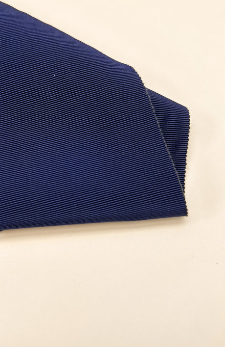 Blue Viscose Rep Weave Sewing Notions