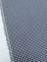 Cotton Houndstooth Tweed Fabric