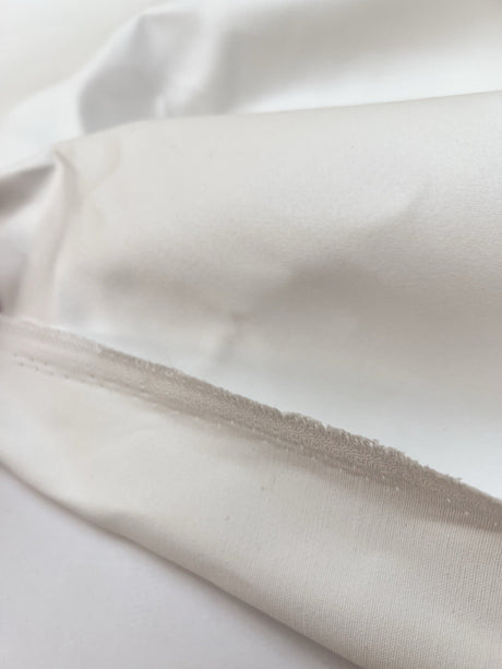 Cotton French Tailoring Fabric White Shades