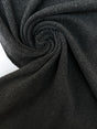 Wool Blend Tweed Gray Black