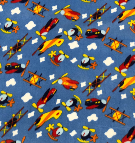 Polyester Assorted Anti-Pill Fleece Fabric - Assorted Print, 58-60 Inches Width