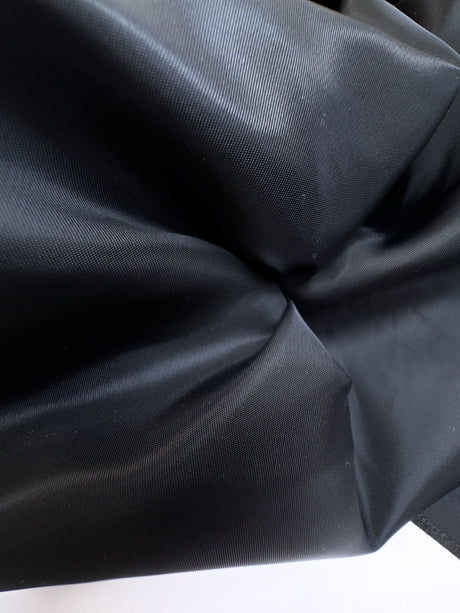 Black Polyamide Satin Woven