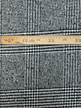 Checked Wool Acrylic Cotton Bouclé