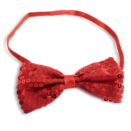 Red Sequined Bow Tie