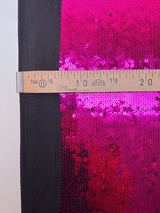 Pink Sequined Knitted Fabric