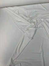 White Polyester Elastane Knitted Sportswear Fabric