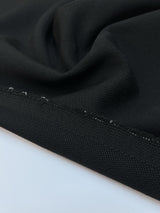 Black Wool Fabric