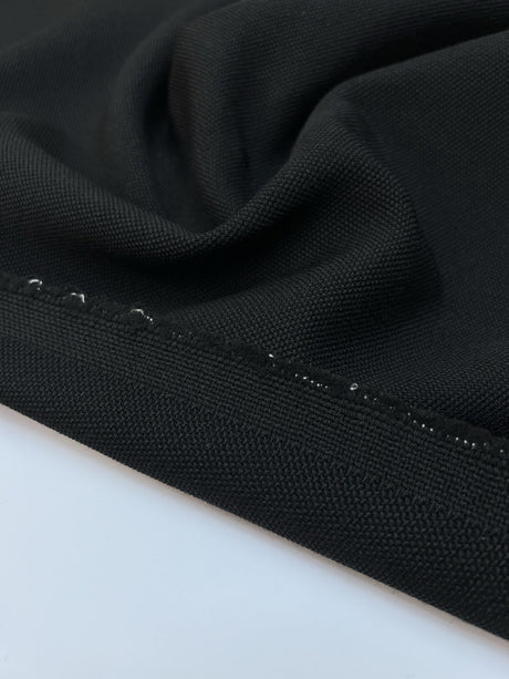 Black Wool Fabric