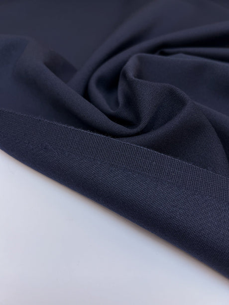 Wool Polyester Twill Purple Blue