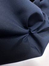 Blue Silk Polyamide Jacket Fabric
