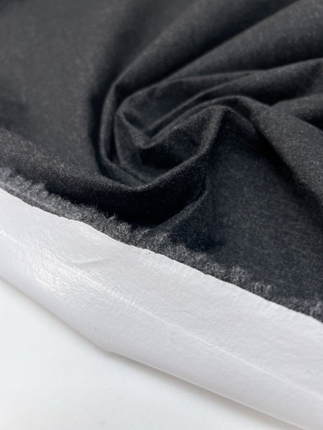 Italian White Wool Twill Fabric