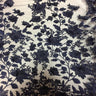 3D Embroidered Satin Floral Pearl Lace Fabric - 100 Percent Polyester Fabric, Floral Pearl Embroidery, 52" Width, 12" Panel (1 Yard)