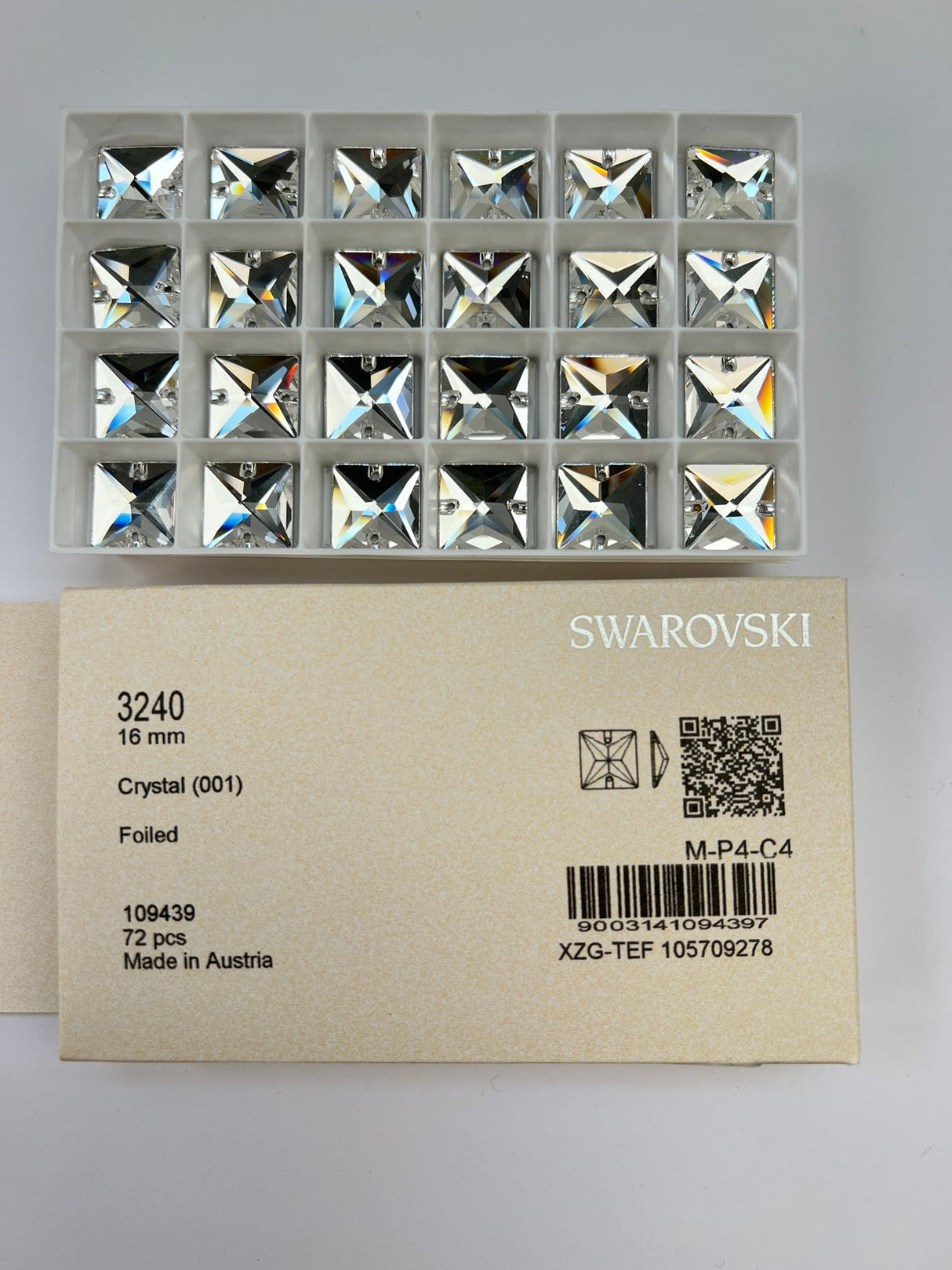 Silver Crystals Sewing Notions