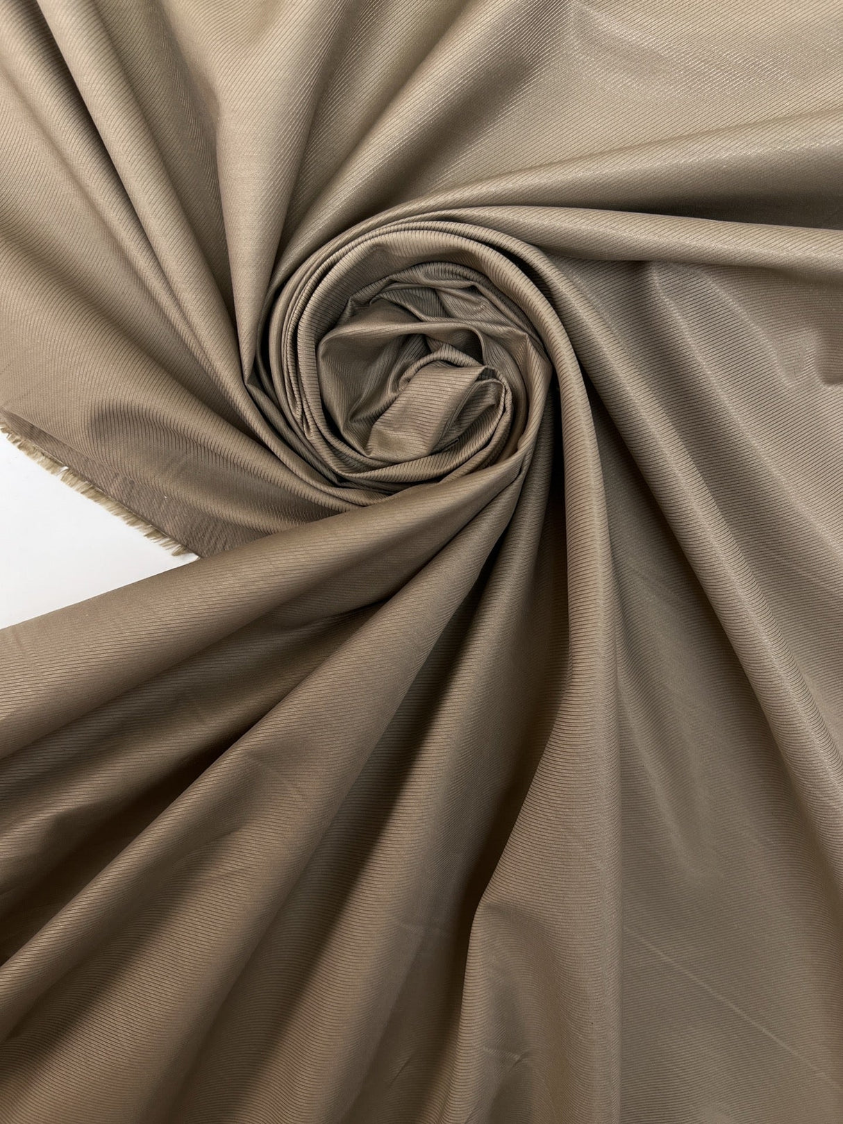 Cotton Nylon Twill Brown Beige
