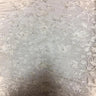 3D Embroidered Satin Floral Pearl Lace Fabric - 100 Percent Polyester Fabric, Floral Pearl Embroidery, 52" Width, 12" Panel (1 Yard)