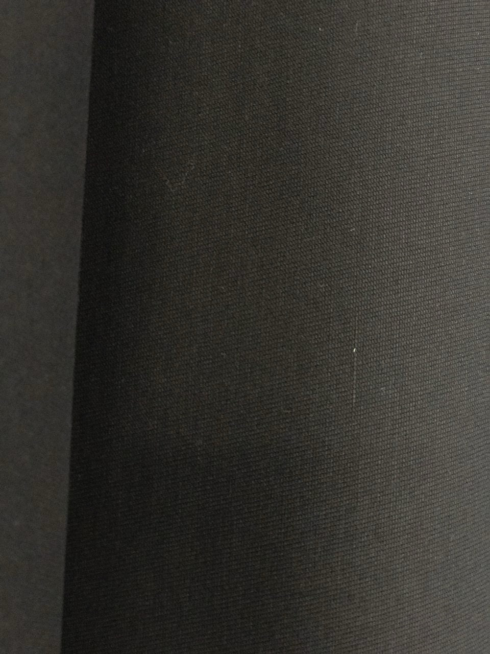 Black Cotton Twill with Elastane